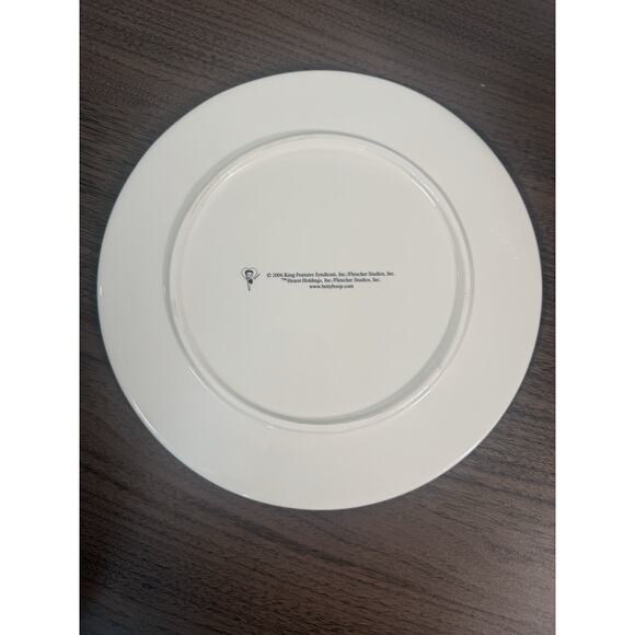 Betty Boop Christmas Holiday plate with pudgy dog retro collectible VTG cartoon - Picture 7 of 7